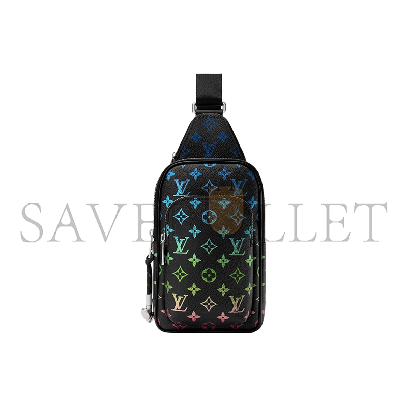 LOUIS VUITTON PORTE CARTES COLOR GRADIENT PRINT CROSSBODY BAG M13963 (19*12*7cm)